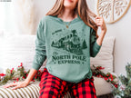 North Pole Express HUNTER GREEN INK