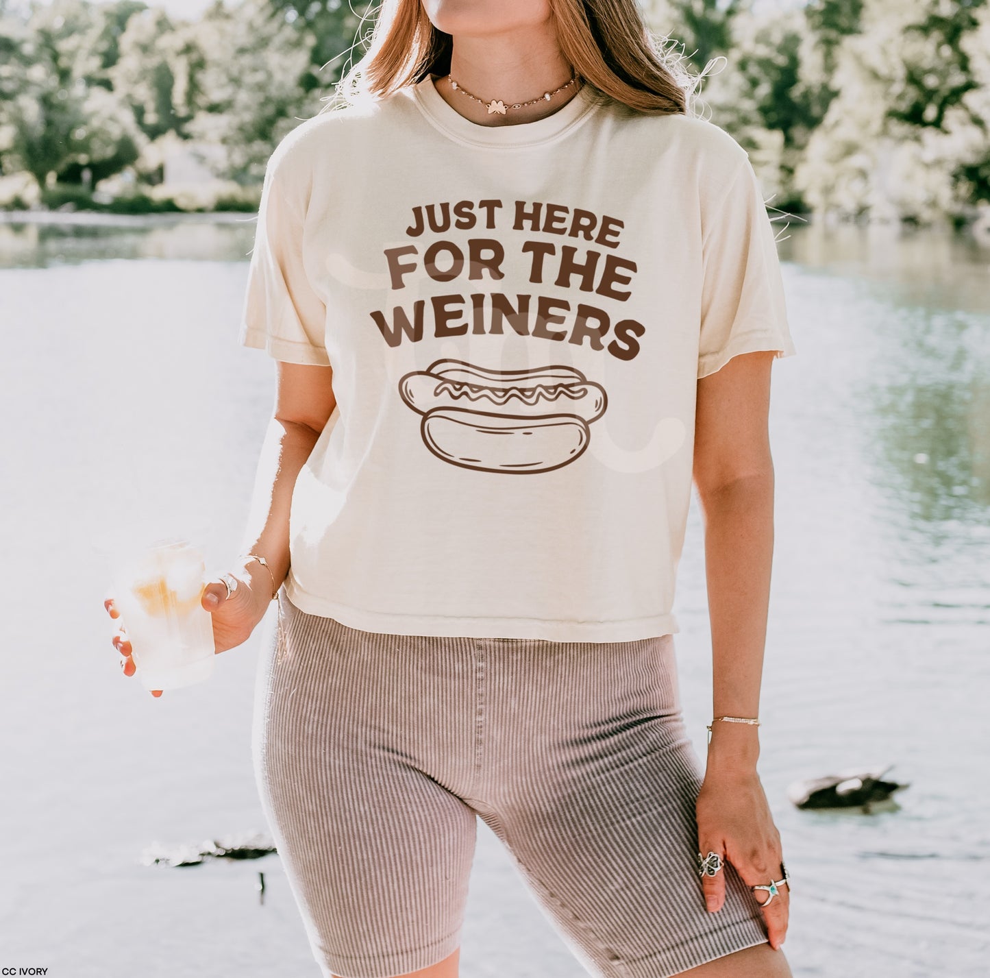 Here For The Weiners DOE BROWN INK