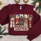 TMT // Varsity Vintage Merry Christmas MATTE CLEAR FILM
