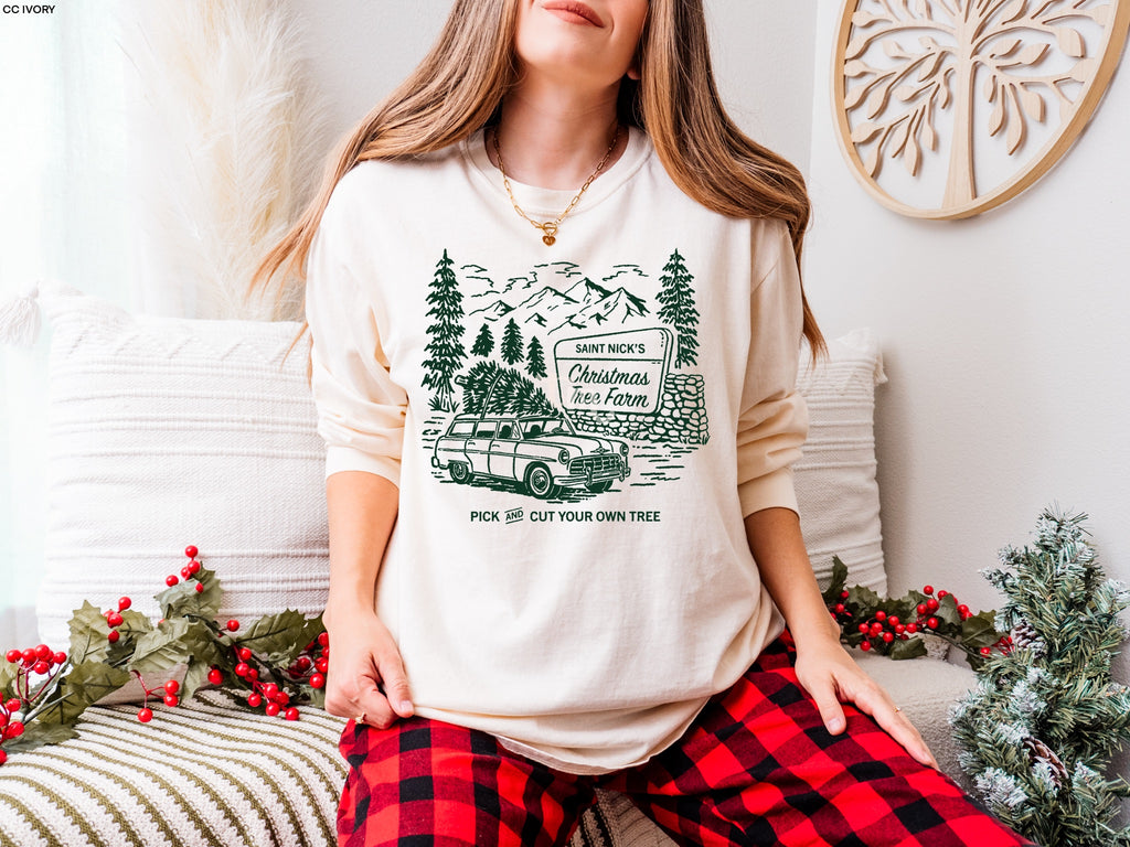 Christmas Tree Farm HUNTER GREEN INK