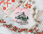North Pole Express HUNTER GREEN INK