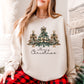 TMT // Merry Christmas Leopard Trees MATTE CLEAR FILM