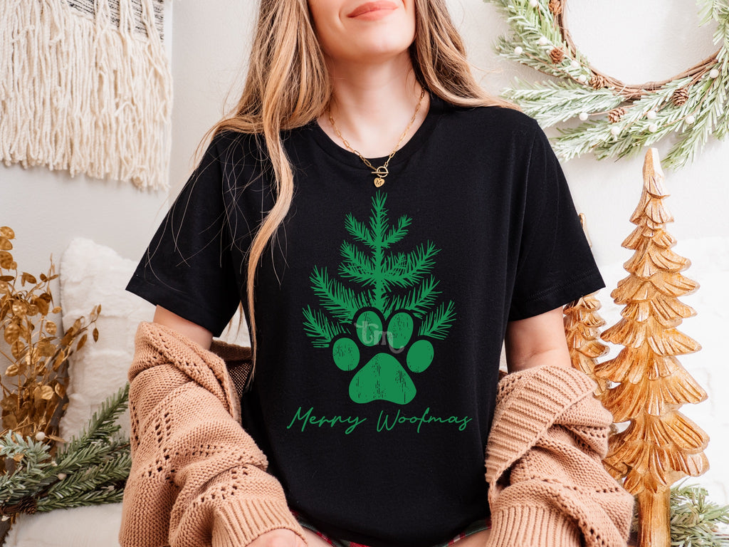 Merry Woofmas KELLY GREEN INK