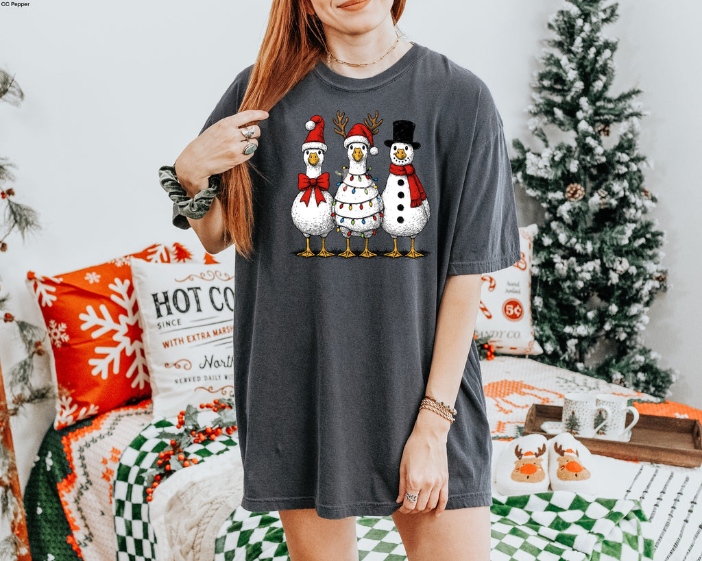 Christmas Goose MATTE CLEAR FILM is