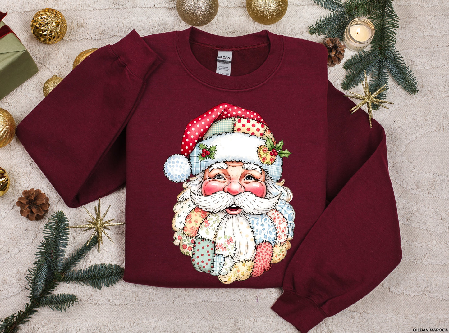 TMT // Patchwork Santa FULL SIZE + POCKET