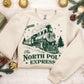North Pole Express HUNTER GREEN INK