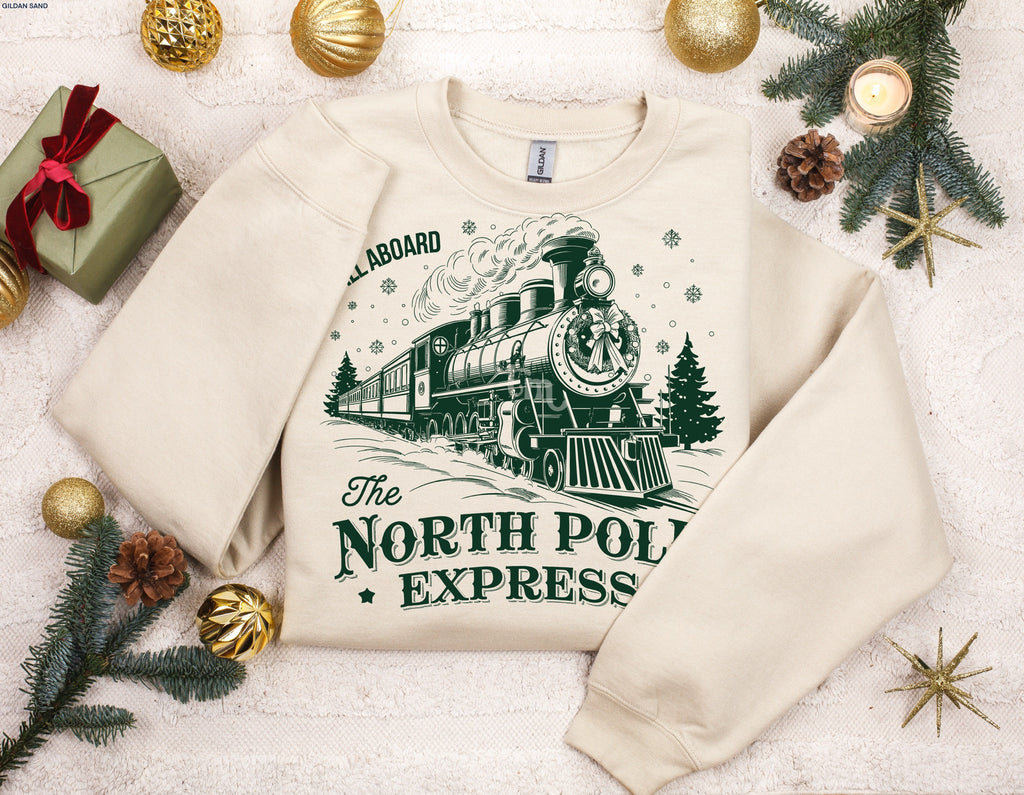 North Pole Express HUNTER GREEN INK