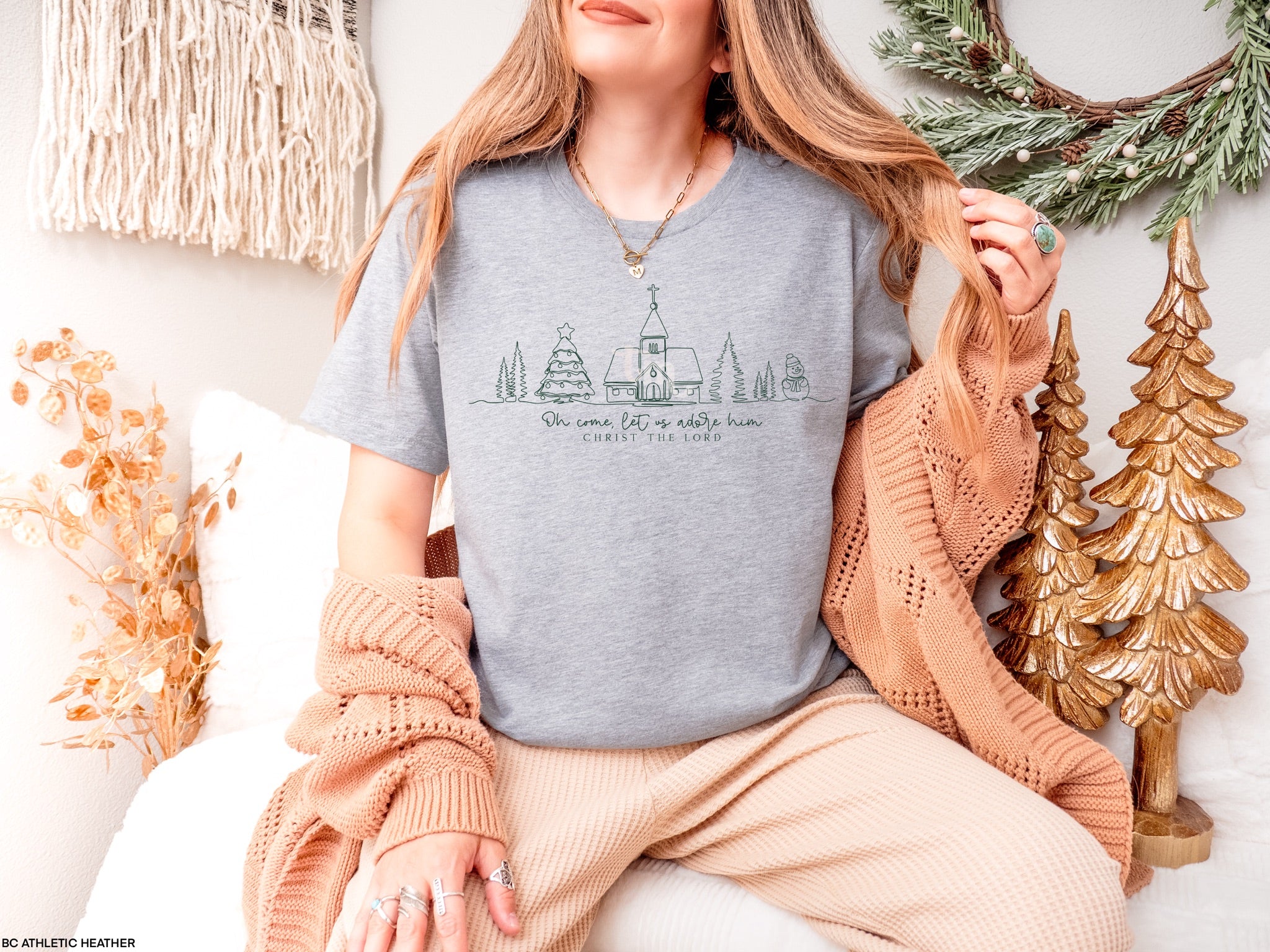 Let Us Adore Him HUNTER GREEN INK