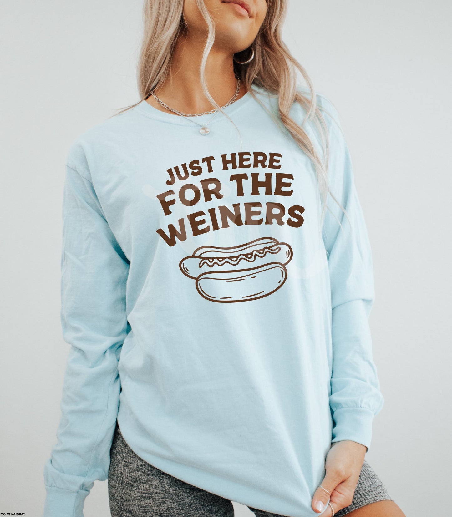 Here For The Weiners DOE BROWN INK