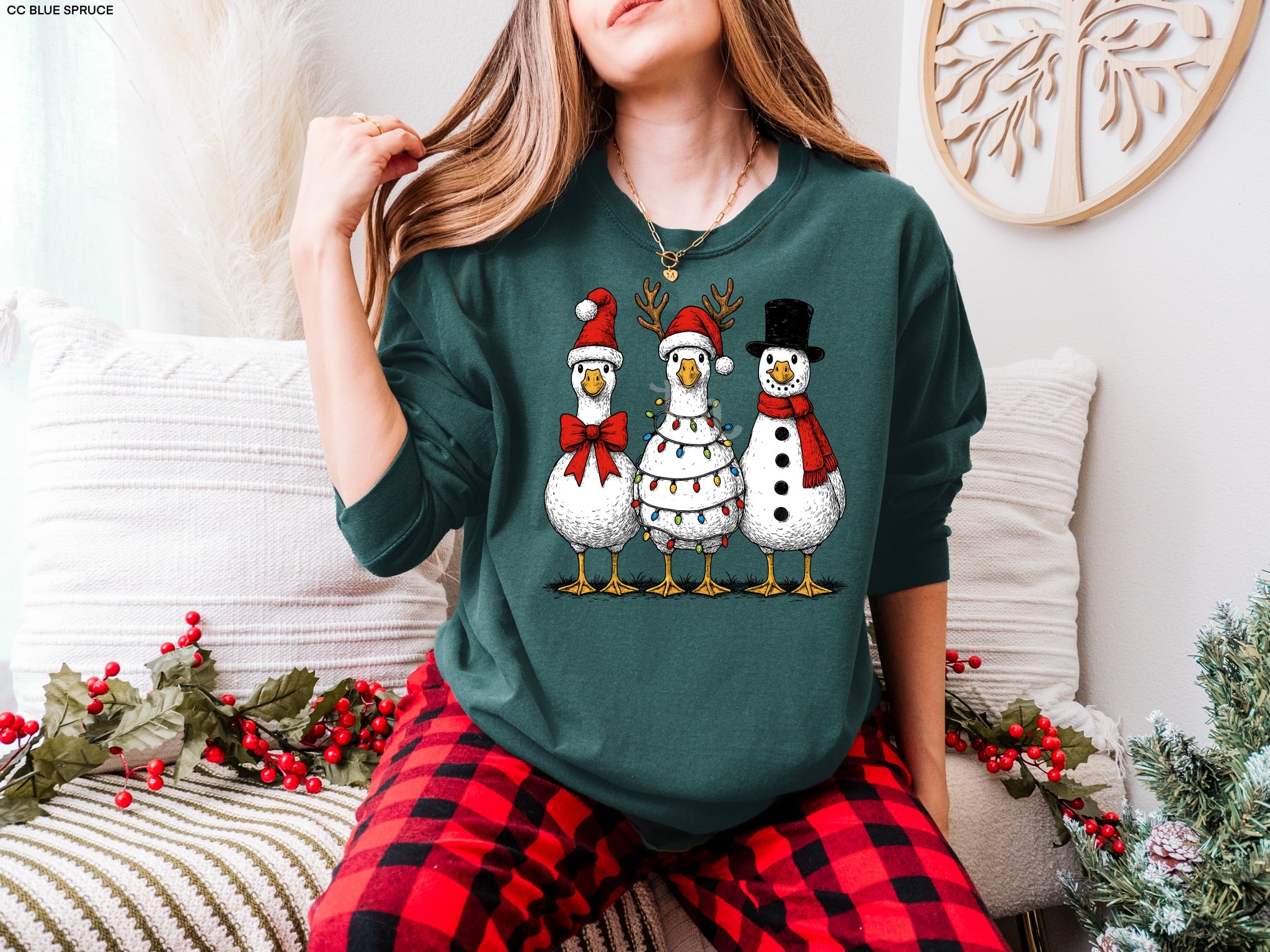 Christmas Goose MATTE CLEAR FILM is