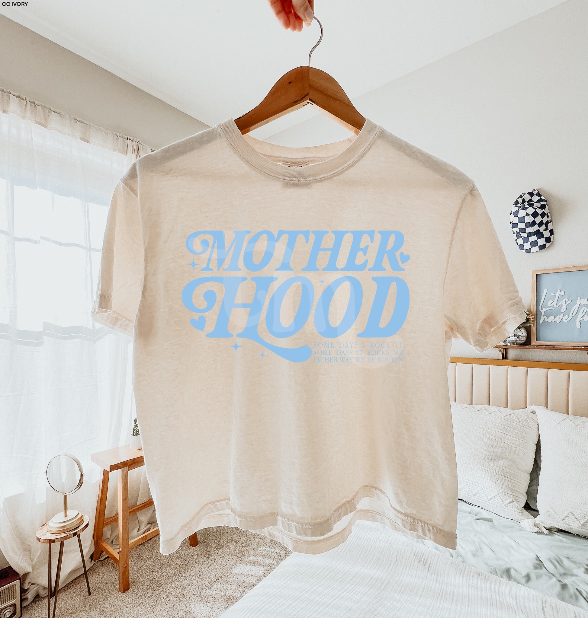 Motherhood Retro LIGHT BLUE INK
