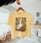 Floral Pumpkin Goose MATTE CLEAR FILM