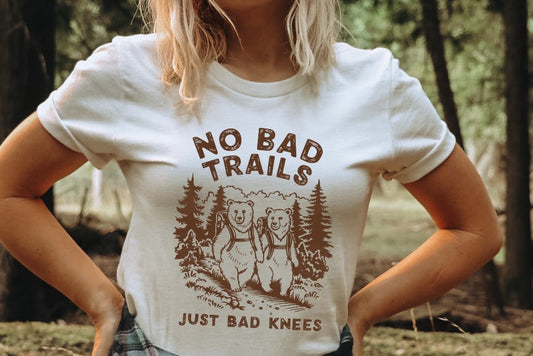 No Bad Trails DOE BROWN INK