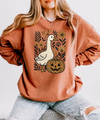 Floral Pumpkin Goose MATTE CLEAR FILM