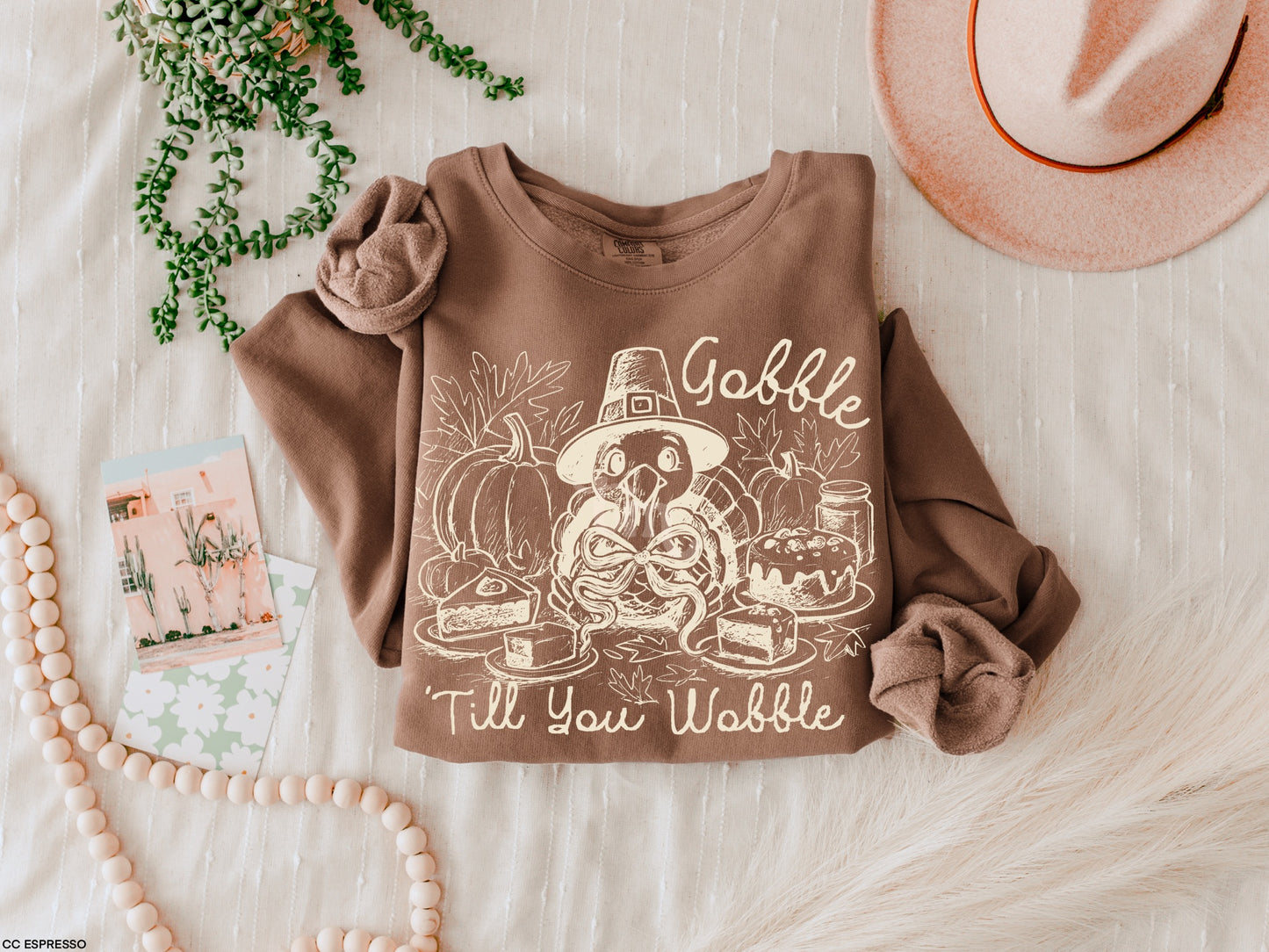 TMT // Gobble Till You Wobble BEIGE INK