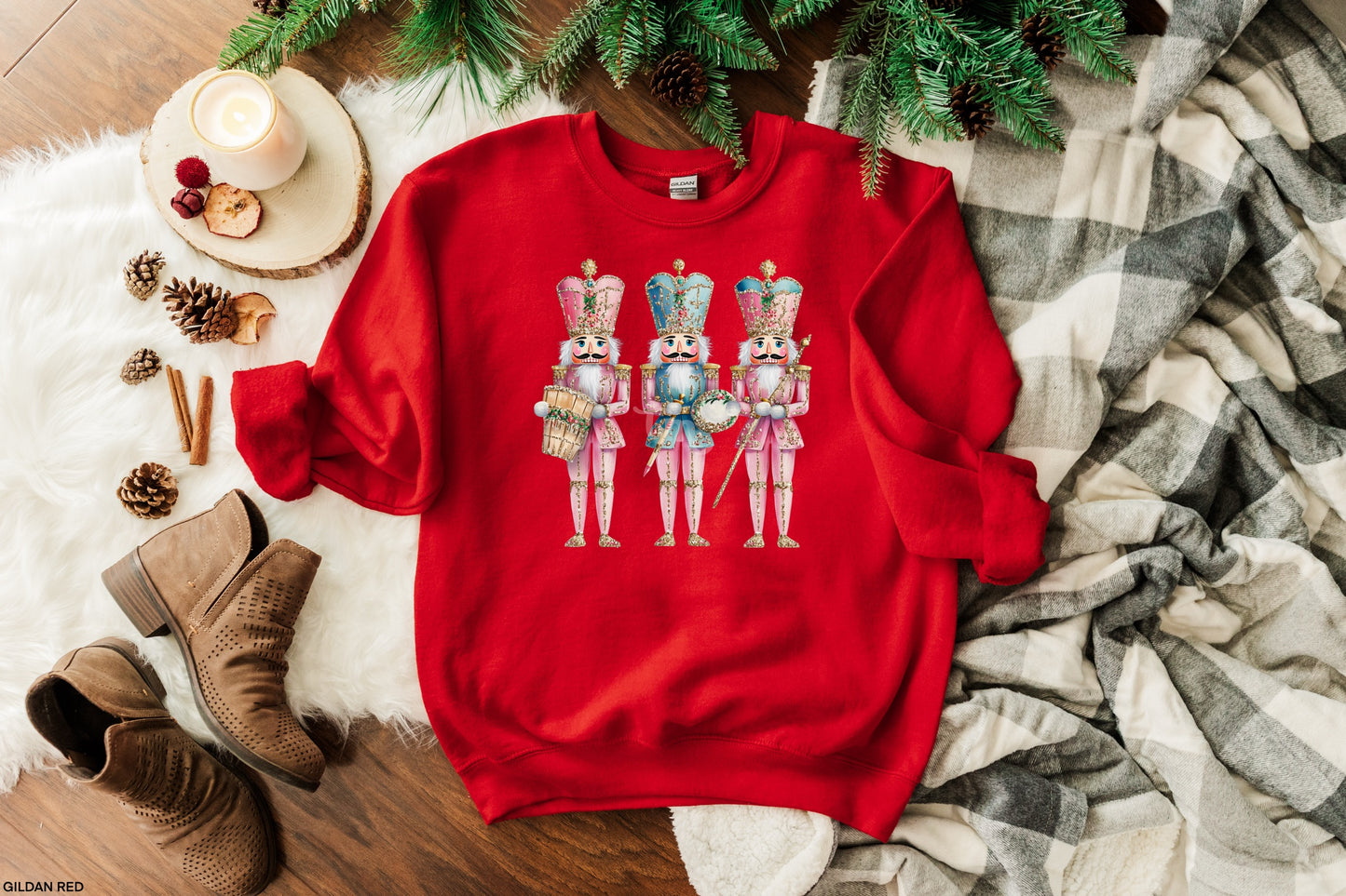TMT // GLITTER Colorful Nutcrackers MATTE CLEAR FILM