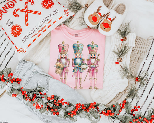 TMT // GLITTER Colorful Nutcrackers MATTE CLEAR FILM