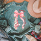 TMT // GLITTER Merry Christmas Santa Bow MATTE CLEAR FILM