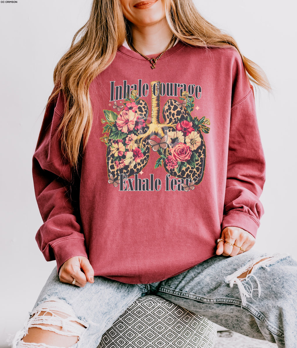 Inhale Courage MATTE CLEAR FILM