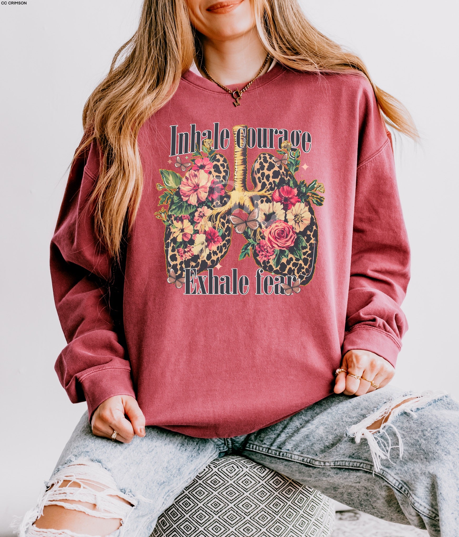 Inhale Courage MATTE CLEAR FILM