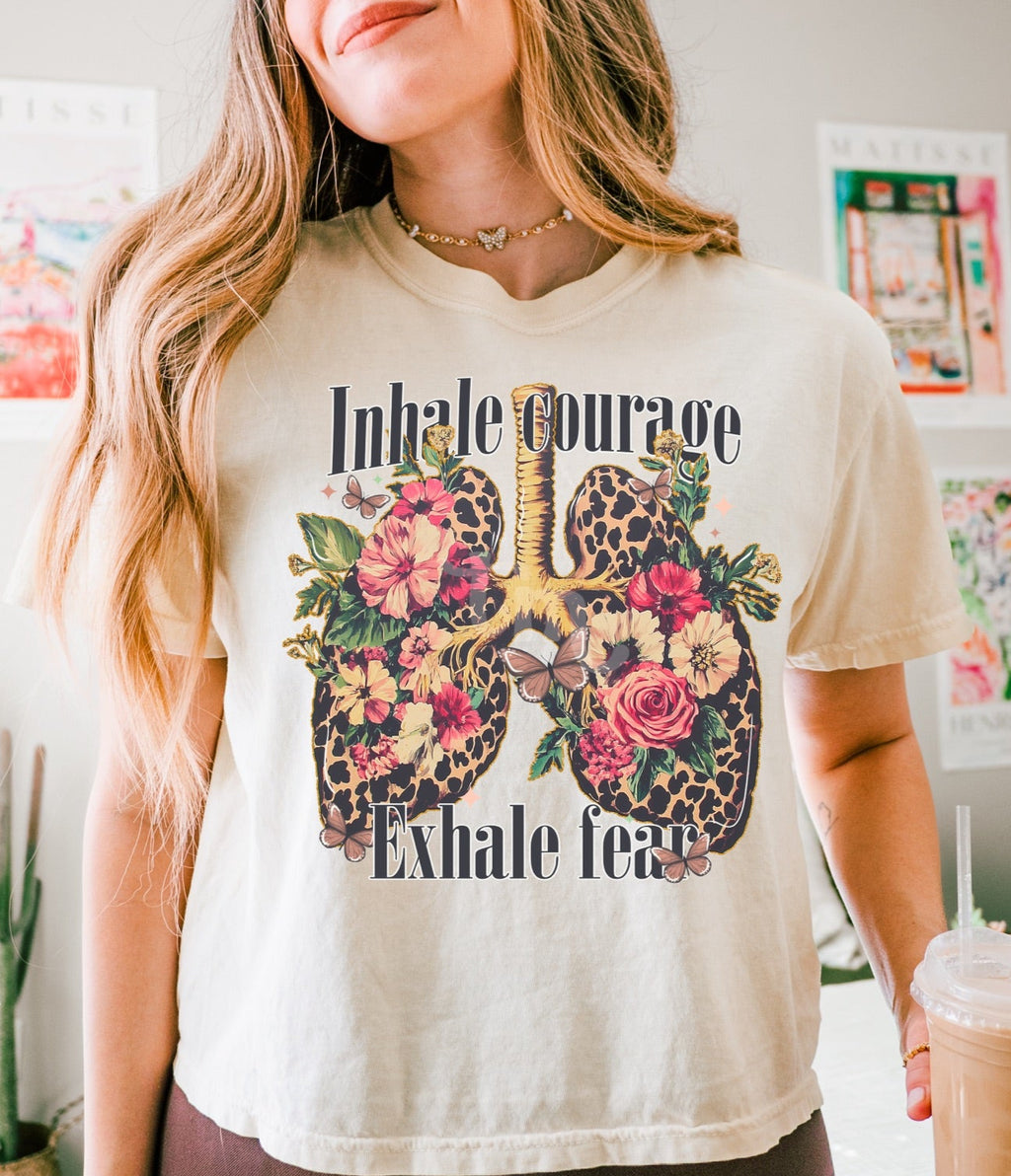 Inhale Courage MATTE CLEAR FILM