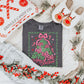 GLITTER Bow Christmas Tree MATTE CLEAR FILM