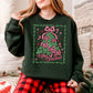 GLITTER Bow Christmas Tree MATTE CLEAR FILM