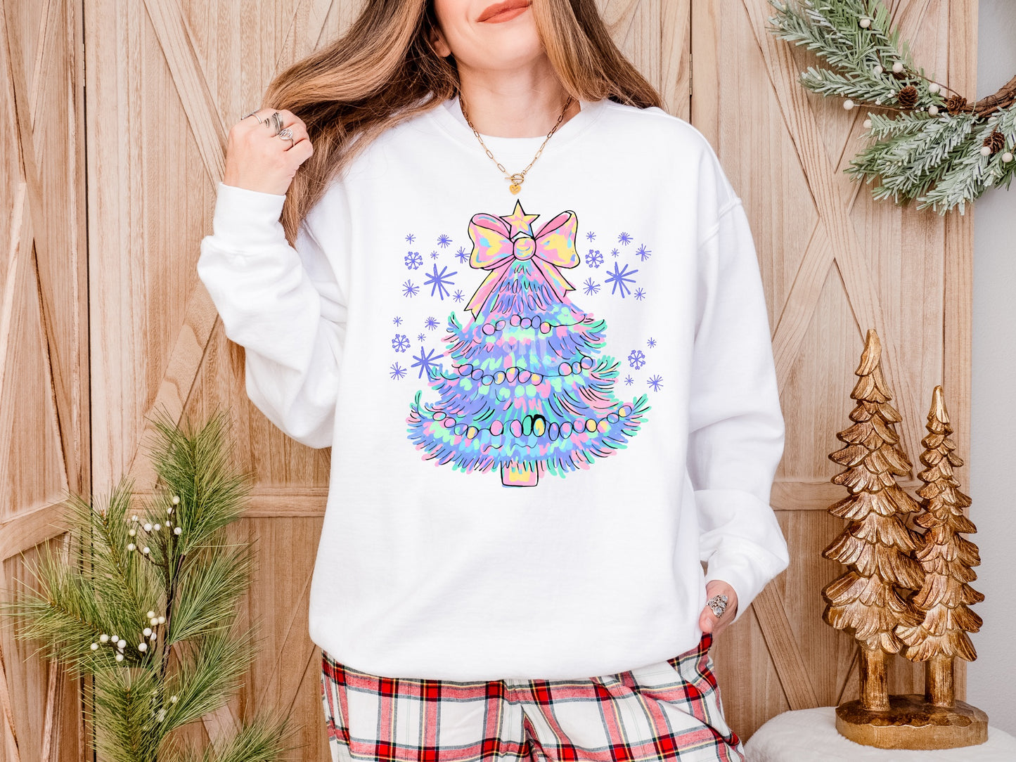 TMT // GLITTER Colorful Tree MATTE CLEAR FILM