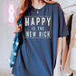 Happy Is The New Rich BEIGE INK