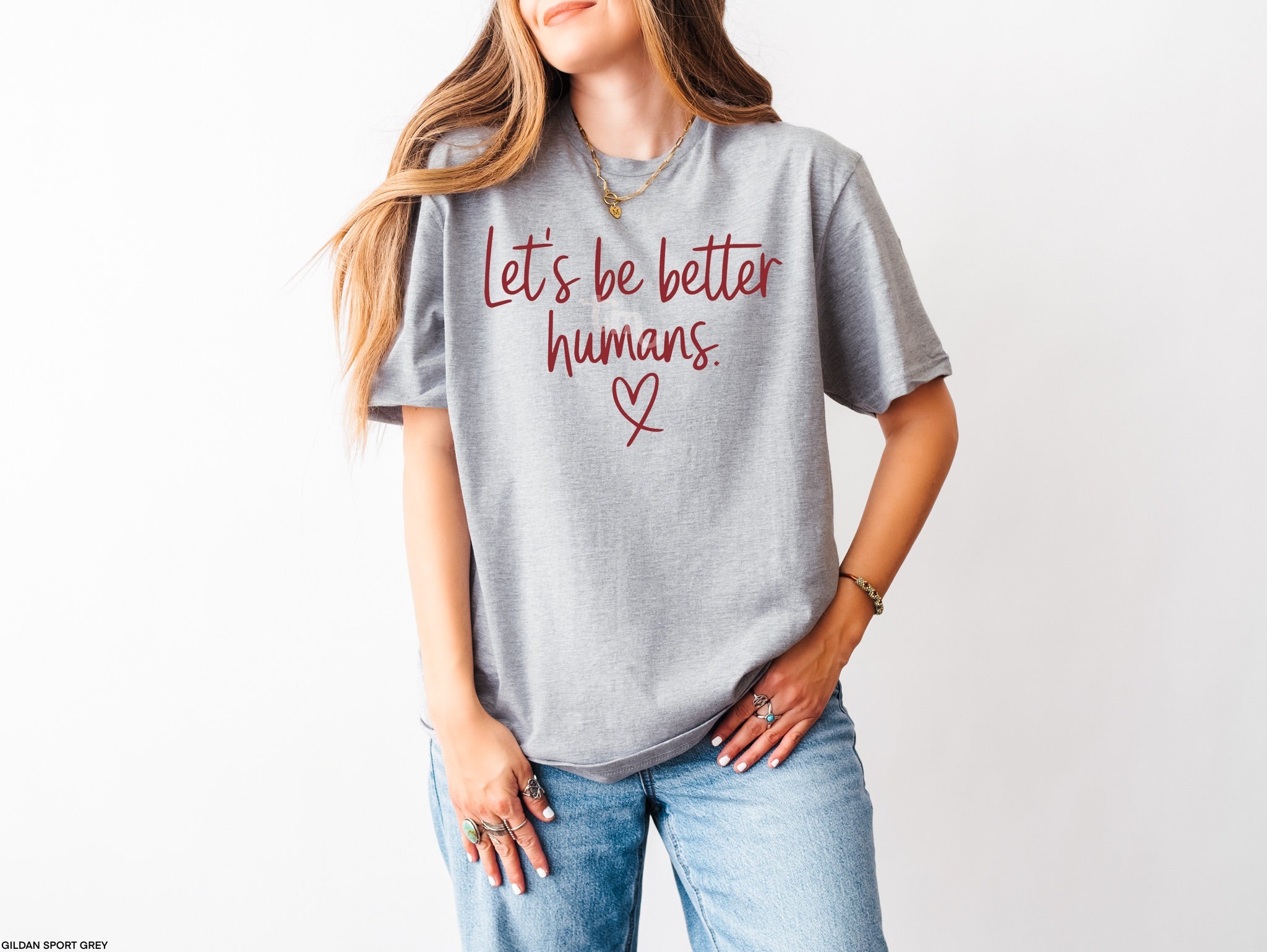 Let's Be Better Humans RED INK
