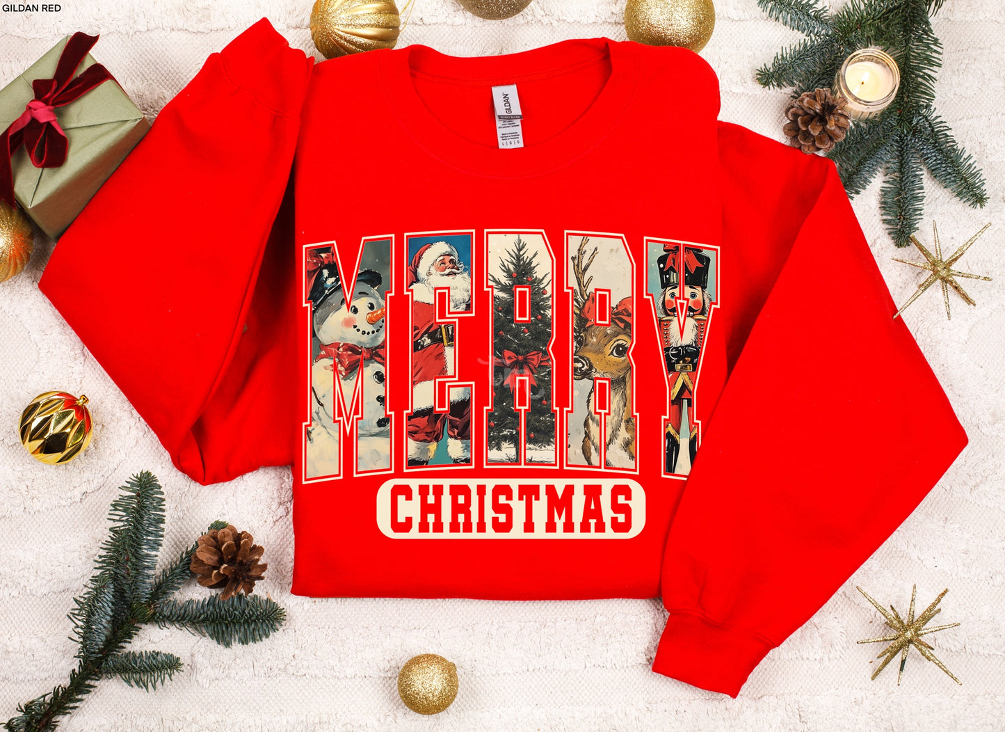 TMT // Vintage Merry Christmas MATTE CLEAR FILM