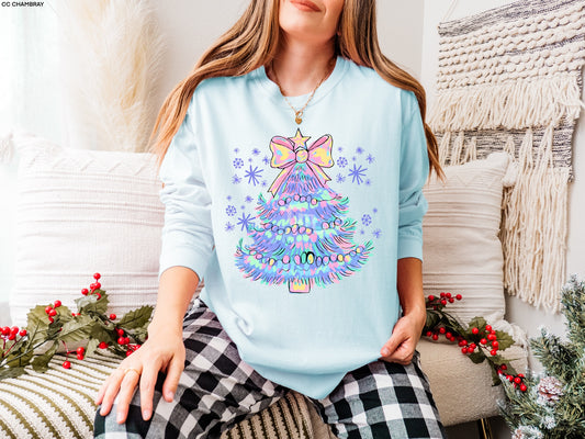 TMT // GLITTER Colorful Tree MATTE CLEAR FILM
