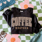TMT // Leopard Print Coffee Weather MATTE CLEAR FILM