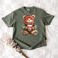 Winter Teddy Bear MATTE CLEAR FILM