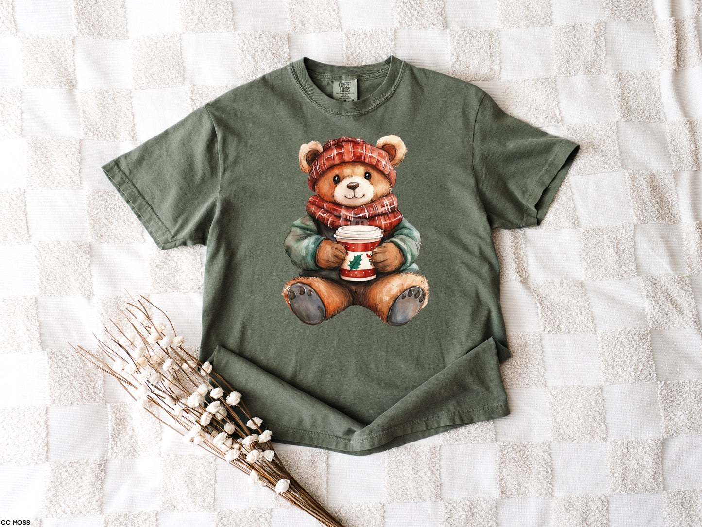 Winter Teddy Bear MATTE CLEAR FILM