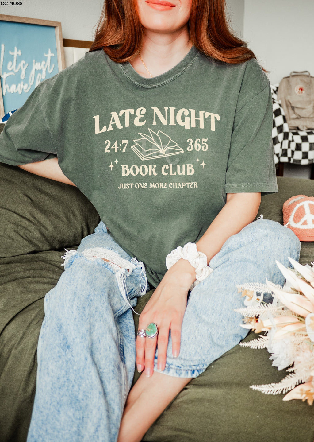 Late Night Book Club BEIGE INK