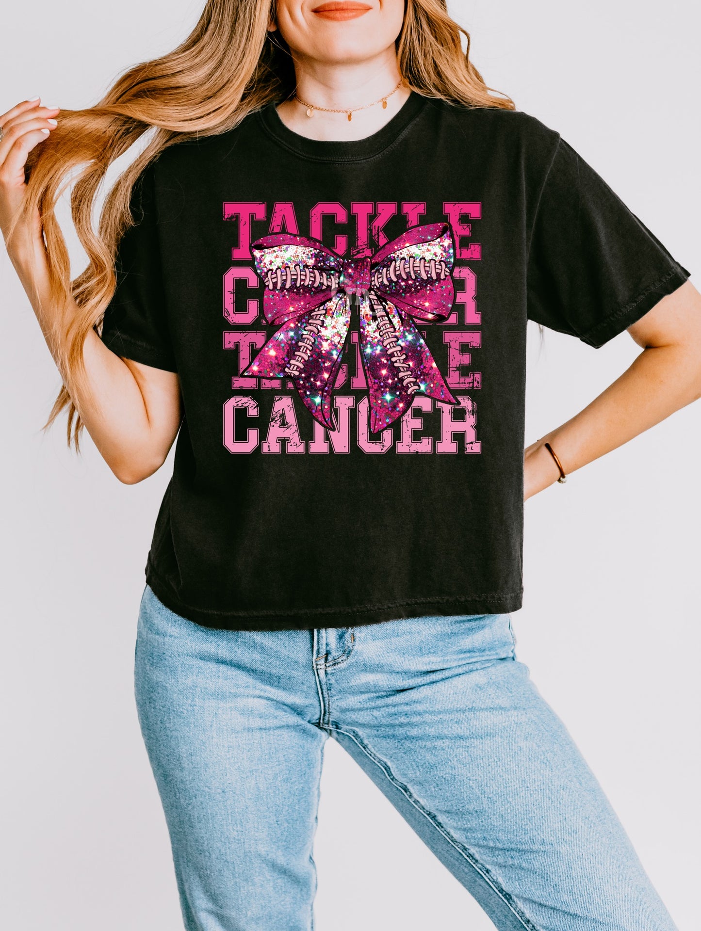 TMT // GLITTER Tackle Cancer MATTE CLEAR FILM