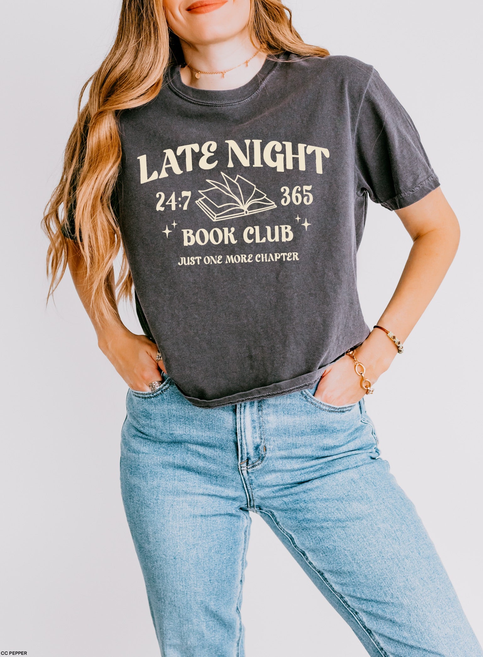 Late Night Book Club BEIGE INK
