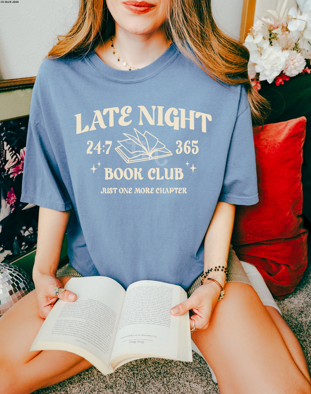 Late Night Book Club BEIGE INK
