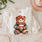Winter Teddy Bear MATTE CLEAR FILM