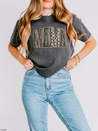 Camo Checkered Mama MATTE CLEAR FILM