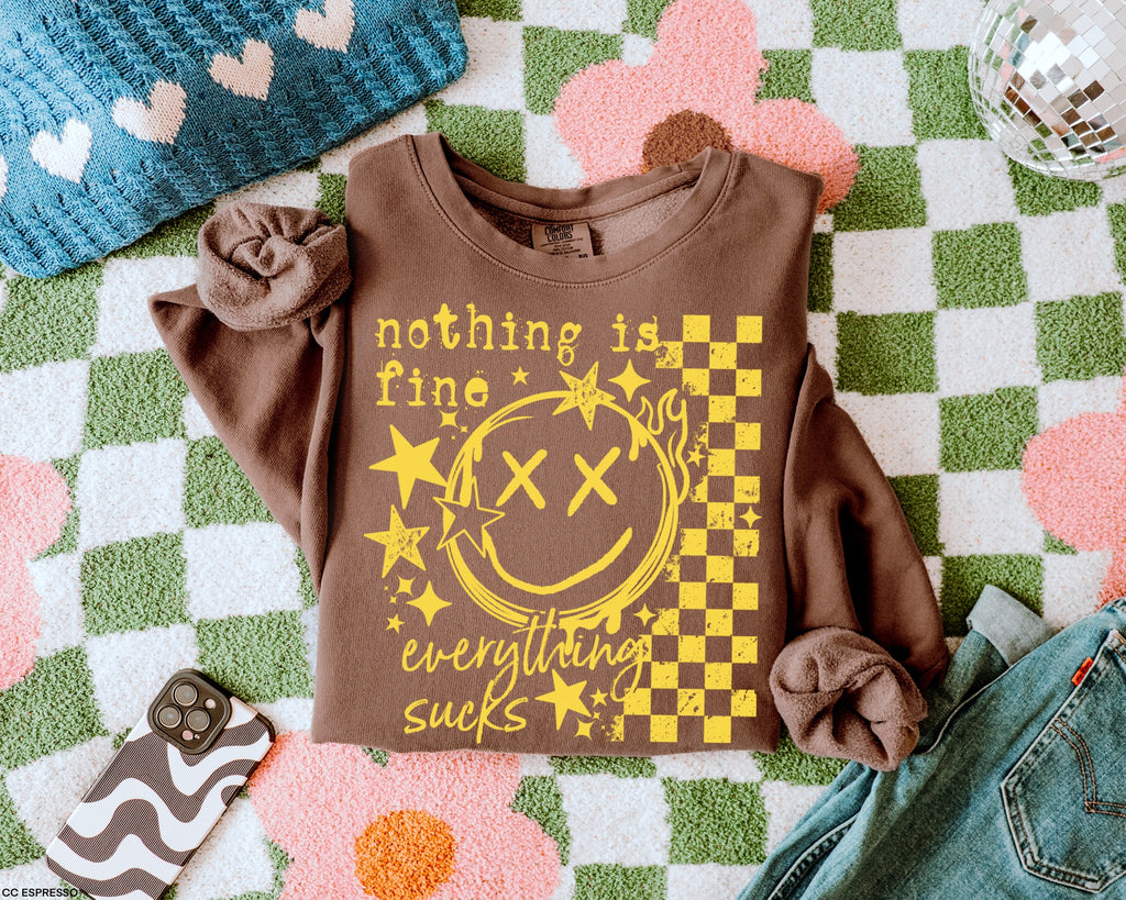 Nothing is Fine MAIZE YELLOW INK