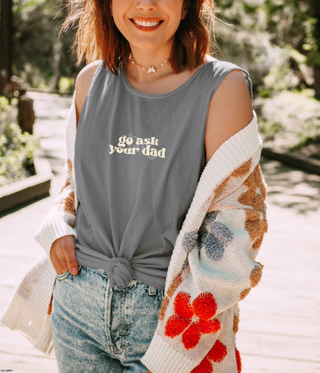 Go Ask Your Dad POCKET BEIGE INK