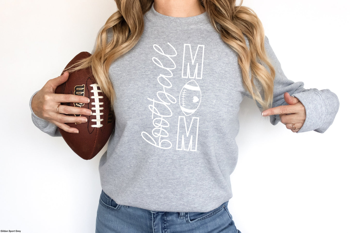 Vertical Football Mom