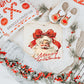 GLITTER Vintage Santa Merry Christmas MATTE CLEAR FILM
