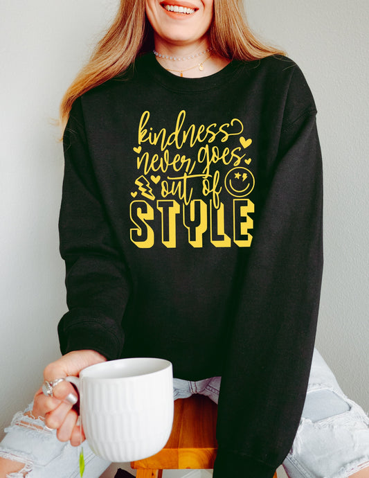 Kindness Never Goes Out Of Style MAIZE YELLOW INK