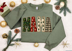 Faux Patch Vintage Christmas Mama MATTE CLEAR FILM