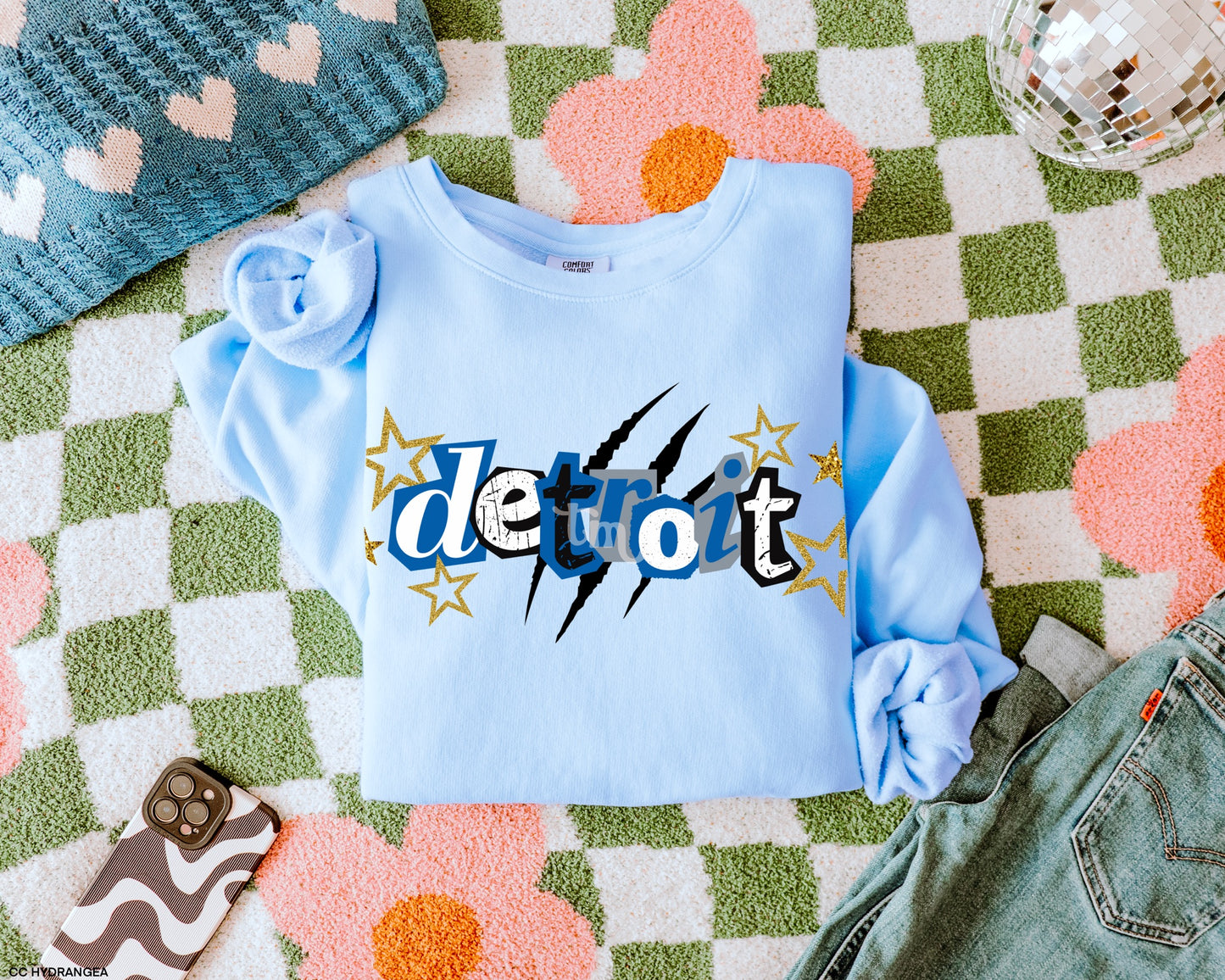 TMT // GLITTER Detroit MATTE CLEAR FILM
