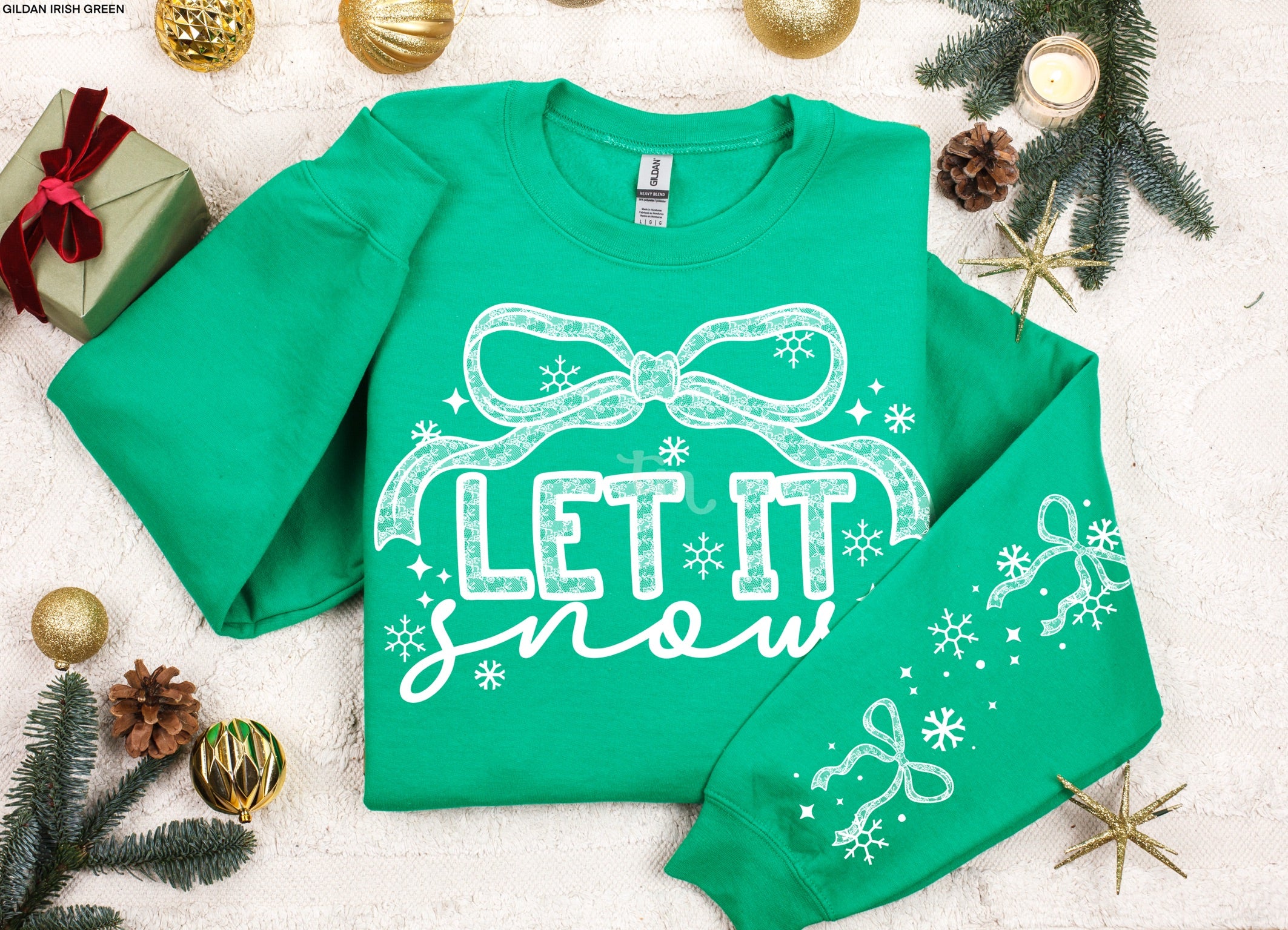 Lace Let it Snow with SLEEVE