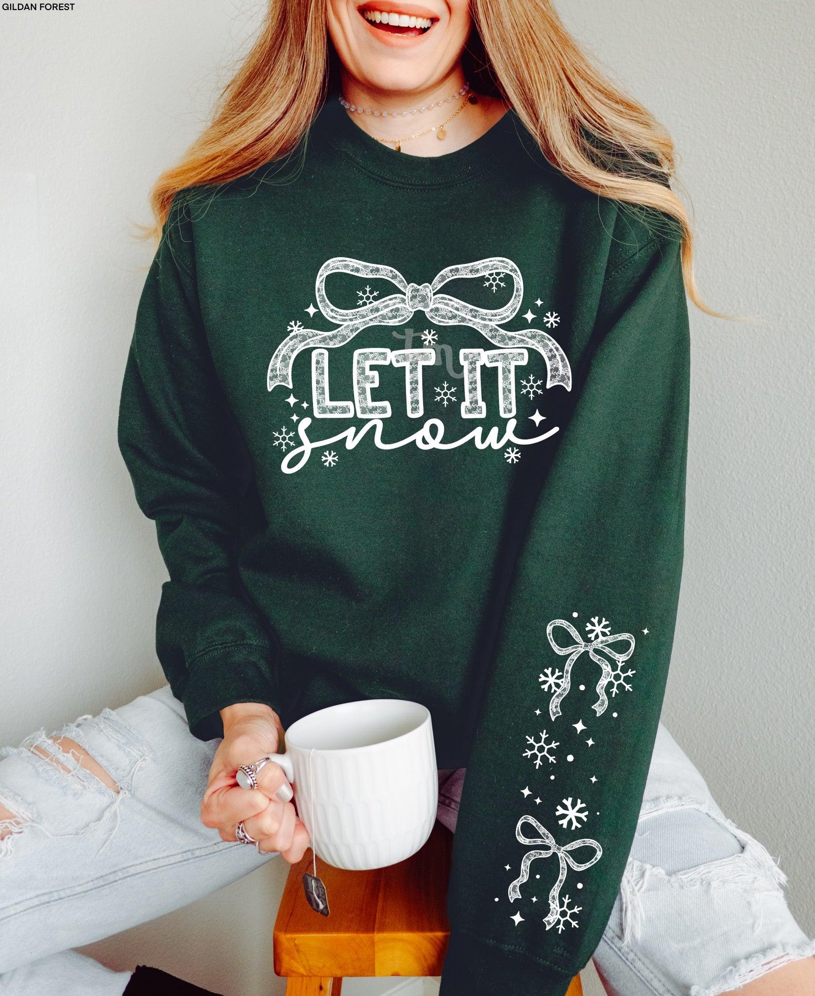 Lace Let it Snow with SLEEVE